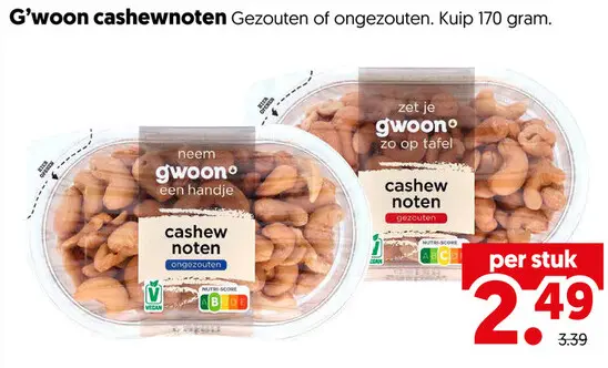Aanbieding: Cashewnoten
