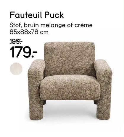 Aanbieding: Fauteuil Puck