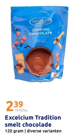 Aanbieding: smelt chocolade