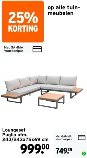 Aanbieding: Alle tuinmeubelen