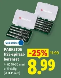 Aanbieding: HSS-spiraalborenset