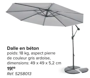 Offre: Dalle en béton