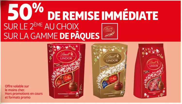 Offre: Lindt Lindor Easter Range