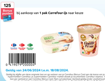 Aanbieding: Carrefour - ijs naar keuze