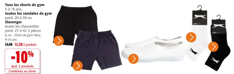 Offre: Chaussures en toile et chaussettes
