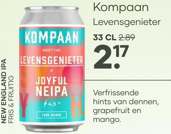 Aanbieding: Kompaan Levensgenieter
