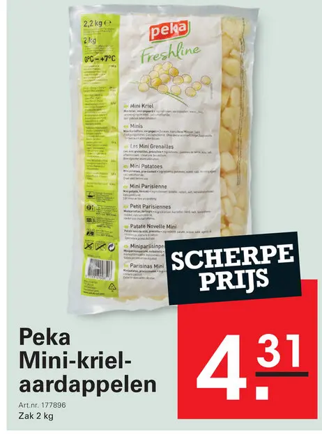 Aanbieding: Peka Mini-kriel-aardappelen
