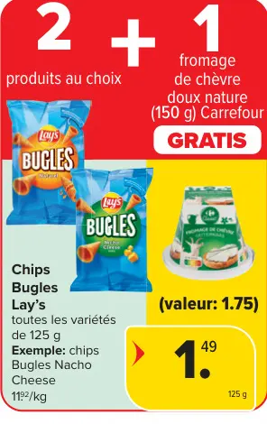 Offre: Chips Bugles