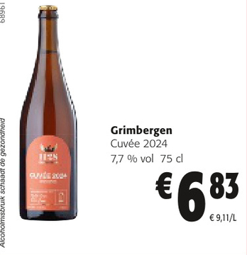 Aanbieding: Grimbergen Cuvée 2024