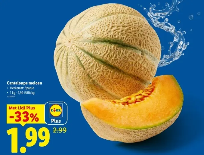Promotie: Cantaloupe meloen