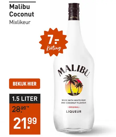 Aanbieding: Malibu Coconut