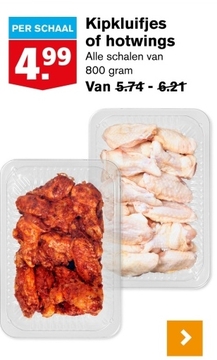 Aanbieding: Kipkluifjes of hotwings