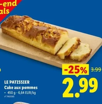 Offre: Cake aux pommes