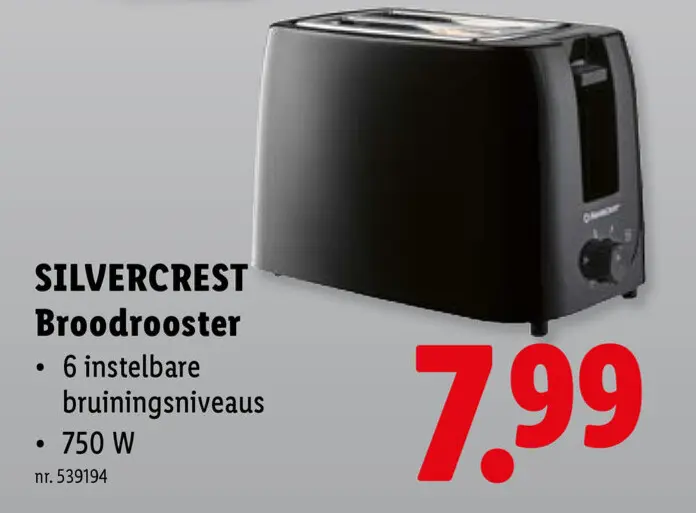 Promotie: Broodrooster