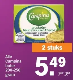 Aanbieding: boter