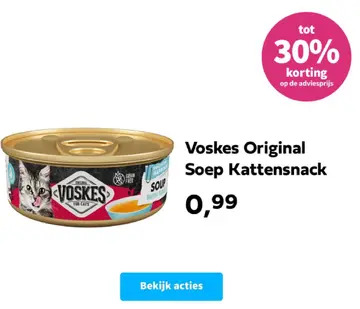Aanbieding: Voskes Original Soep Kattensnack