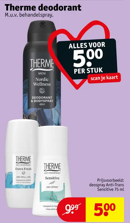 Aanbieding: Deodorant