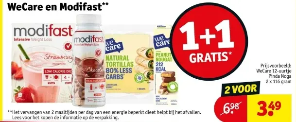 Aanbieding: WeCare en Modifast