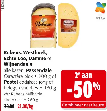 Promotie: Rubens, Westhoek, Echte Loo, Damme of Wijnendaele, Passendale of Postel