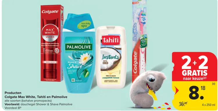 Promotie: Max White, Tahiti en Palmolive
