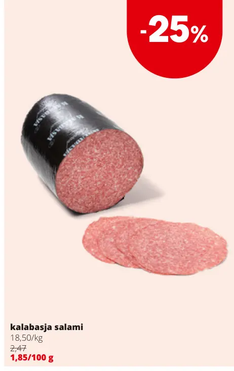 Offre: Kalabasja salami
