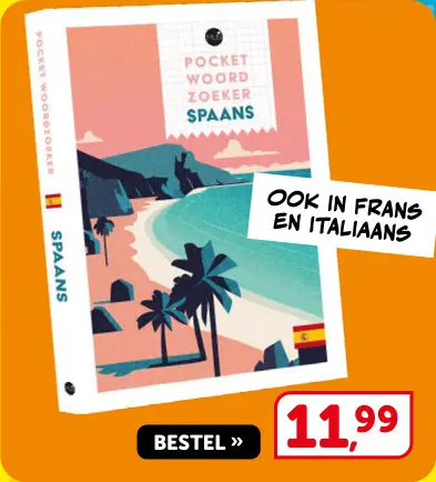 Promotie: Pocket Woordzoeker Spaans