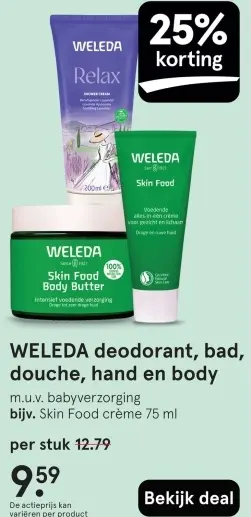 Aanbieding: deodorant, bad, douche, hand en body