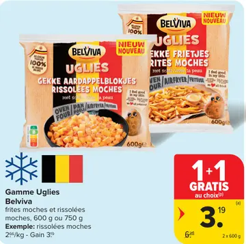Offre: Gamme Uglies frites moches et rissolées moche