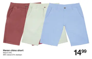 Aanbieding: Heren chino short