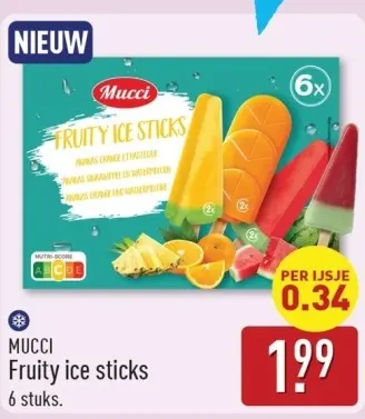 Aanbieding: Fruity ice sticks
