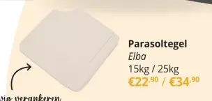 Promotie: Parasoltegel