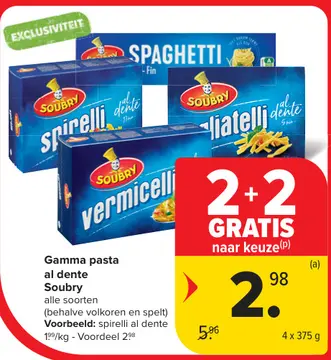 Aanbieding: Gamma pasta al dente