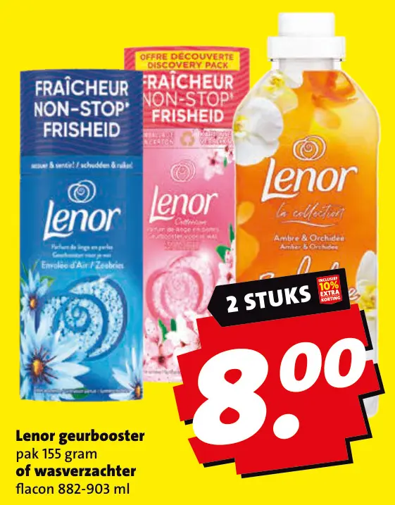 Aanbieding: Lenor geurbooster of wasverzachter