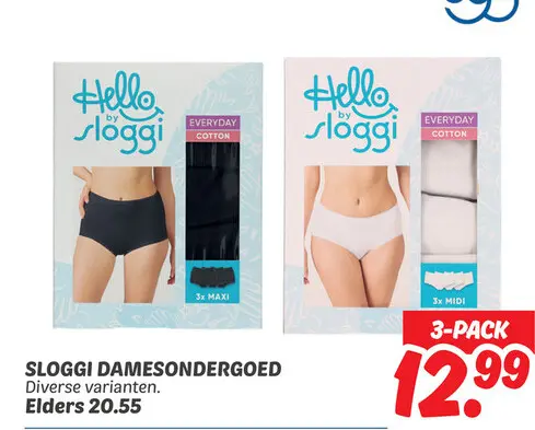Aanbieding: Sloggi damesondergoed
