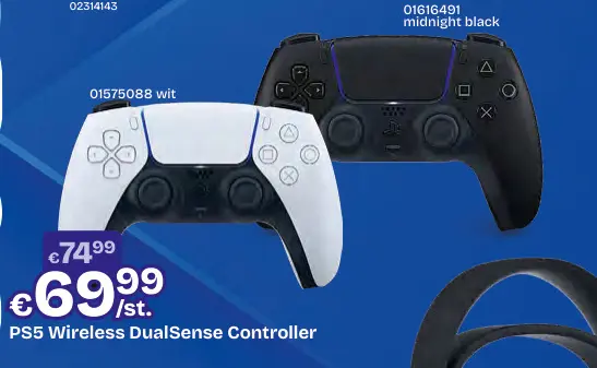 Promotie: PS5 Wireless DualSense Controller
