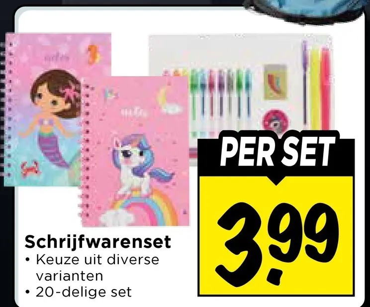 Schrijfwarenset