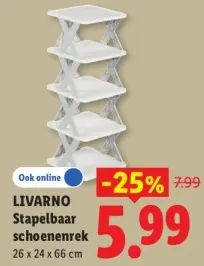 Aanbieding: Stapelbaar schoenenrek