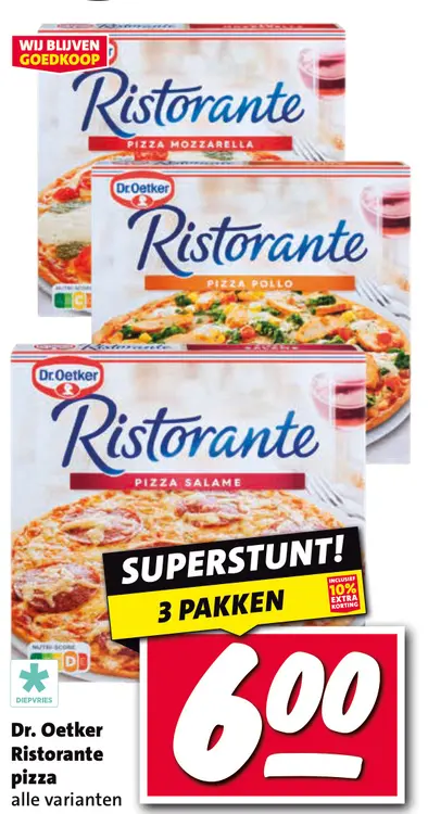 Aanbieding: Ristorante pizza