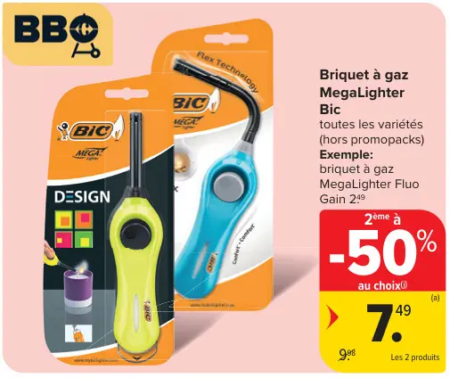 Offre: Briquet à gaz MegaLighter