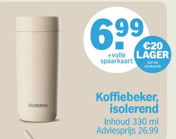 Promotie: Koffiebeker