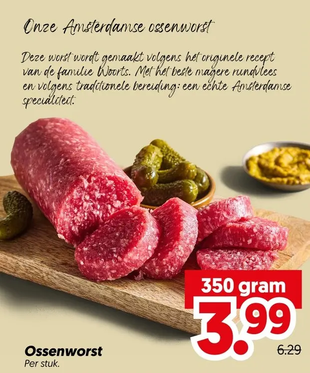 Aanbieding: Ossenworst