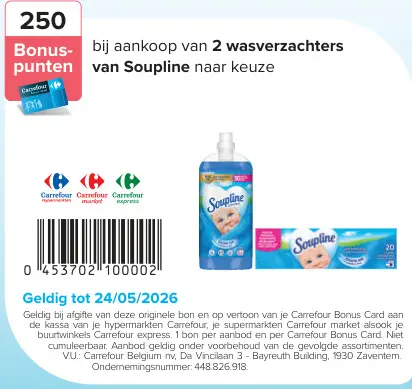 Promotie: Soupline fabric softener