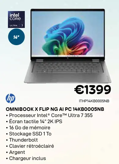 Offre: Omnibook x flip ng ai pc