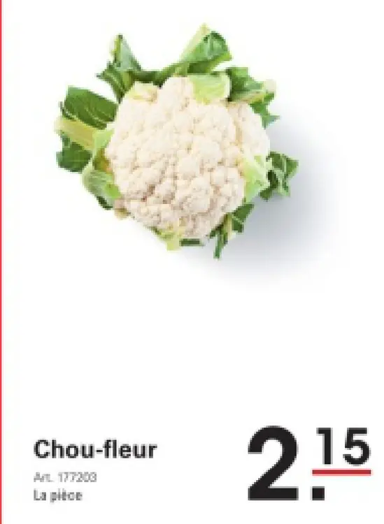 Offre: Chou-fleur