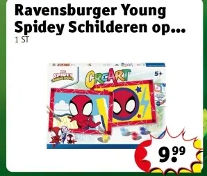 Promotie: Ravensburger Young Spidey Schilderen op Nummer