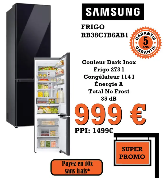 Offre: Frigo rb38c7b6ab1