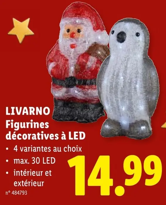Offre: Figurines décoratives à LED