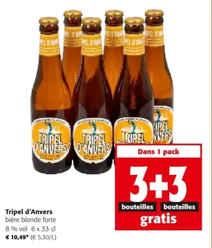Offre: Tripel d'Anvers