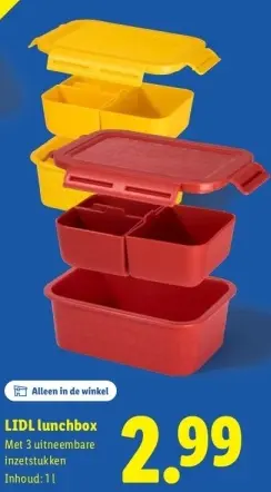 Aanbieding: LIDL lunchbox