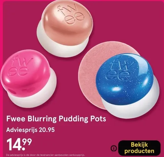 Aanbieding: Blurring Pudding Pots